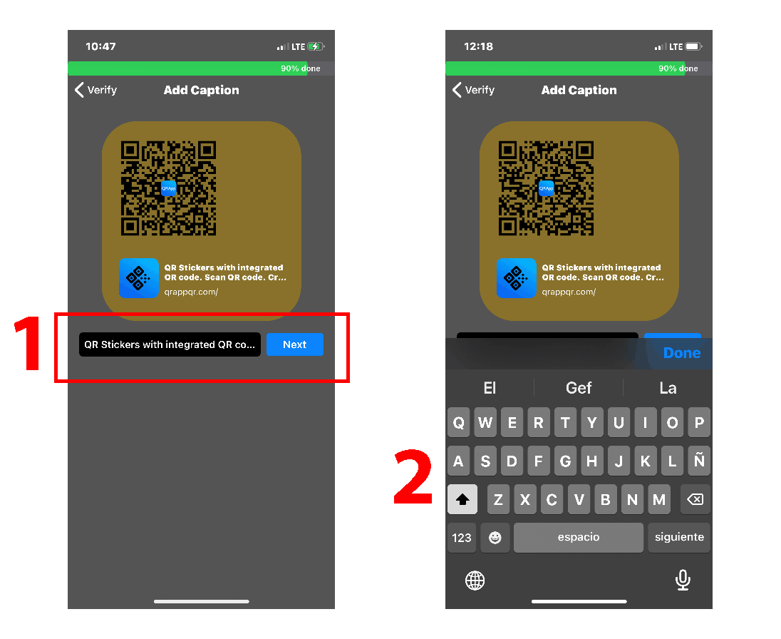 Long press the qr-code icon to delete the scan.
